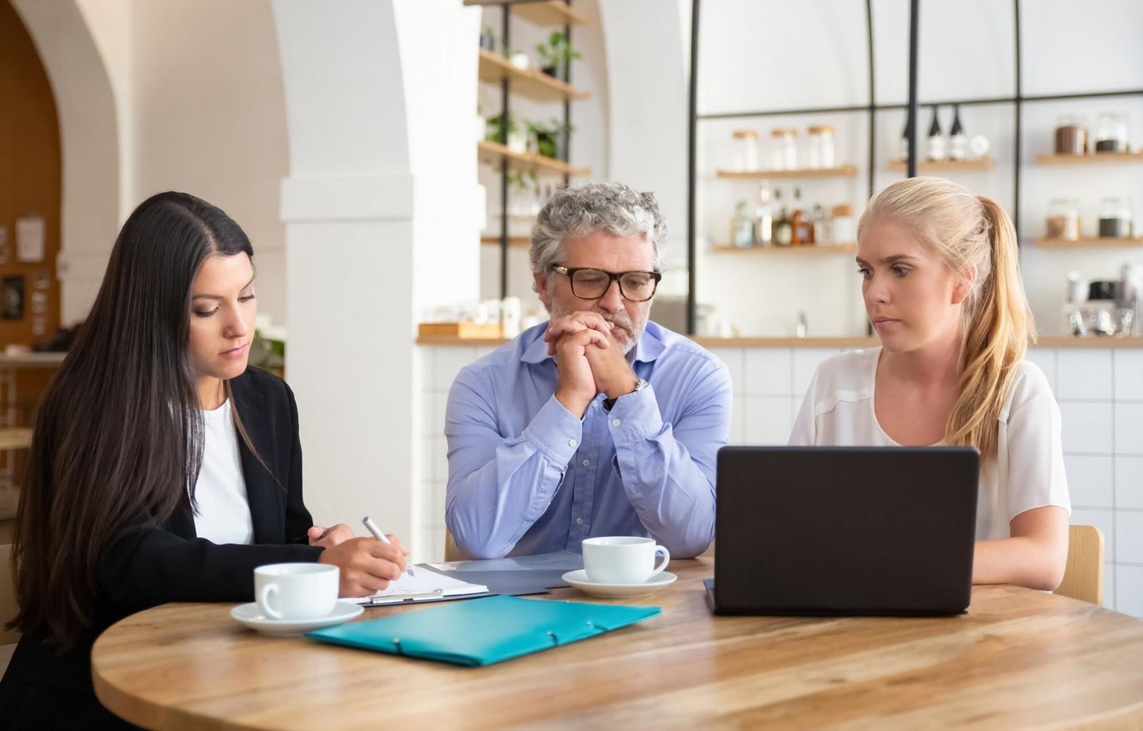 Small business financial planning session